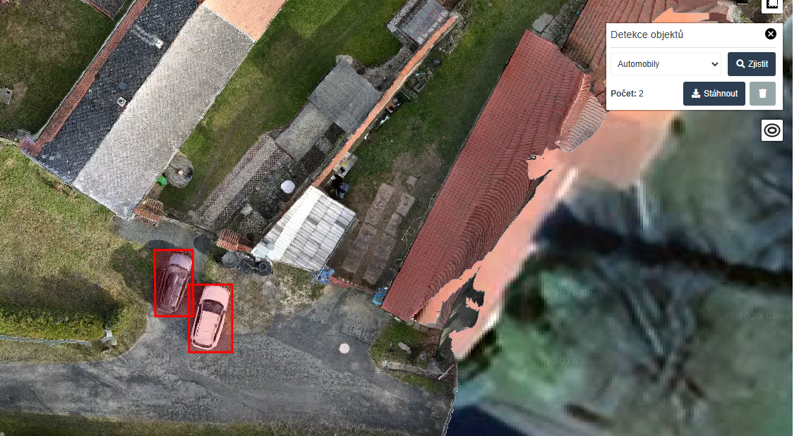 Automatická detekce automobilů na ortofotomapě